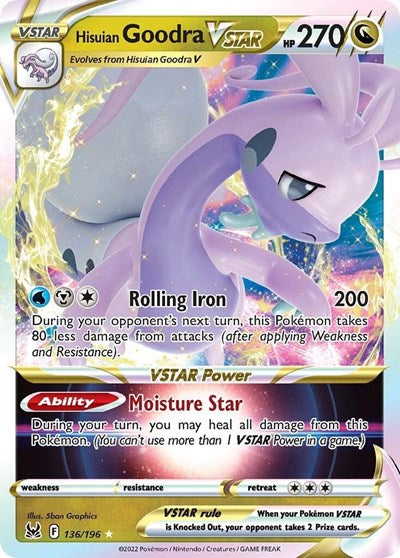 Hisuian Goodra VSTAR - 136/196 (Ultra Rare) [LOR-136-UR]