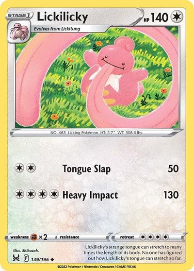 Lickilicky - 139/196 (Uncommon) [LOR-139-U]
