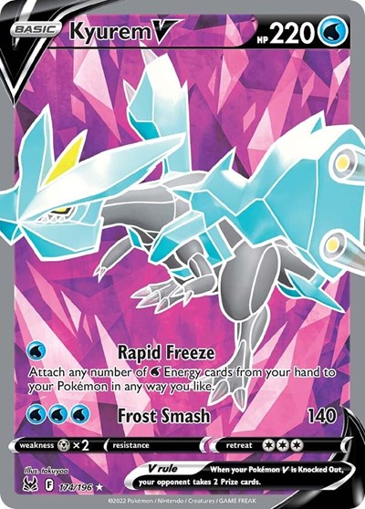 Kyurem V - 174/196 (Ultra Rare) [LOR-174-UR]