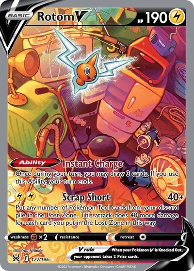 Rotom V - 177/196 (Ultra Rare) [LOR-177-UR]