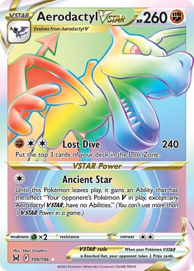 Aerodactyl VSTAR - 199/196 (Secret Rare) [LOR-199-SR]