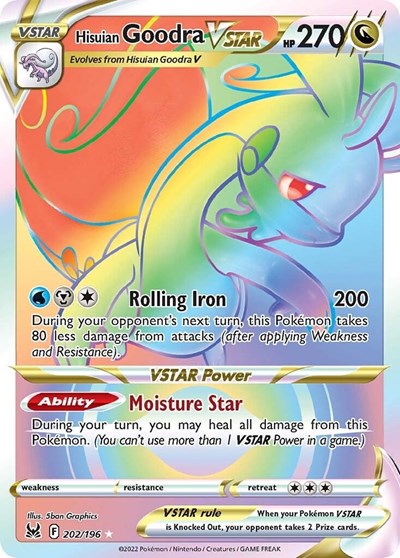 Hisuian Goodra VSTAR - 202/196 (Secret Rare) [LOR-202-SR]