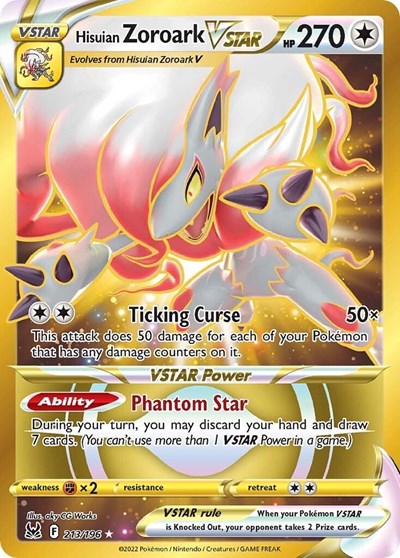 Hisuian Zoroark VSTAR - 213/196 (Secret Rare) [LOR-213-SR]