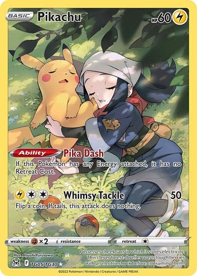 Pikachu - TG05/TG30 (Ultra Rare) [LOR-TG05-UR]