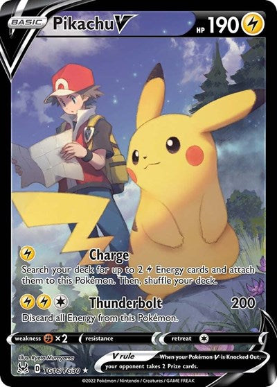 Pikachu V - TG16/TG30 (Ultra Rare) [LOR-TG16-UR]