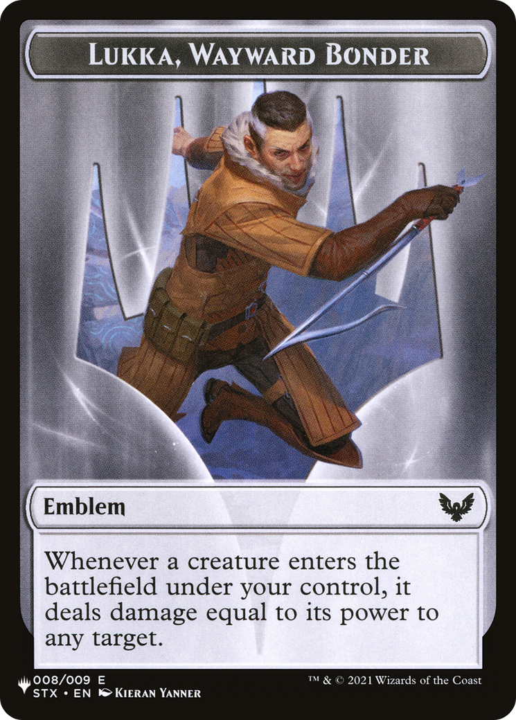 Lukka, Wayward Bonder Emblem [PLST-TSTX-8]