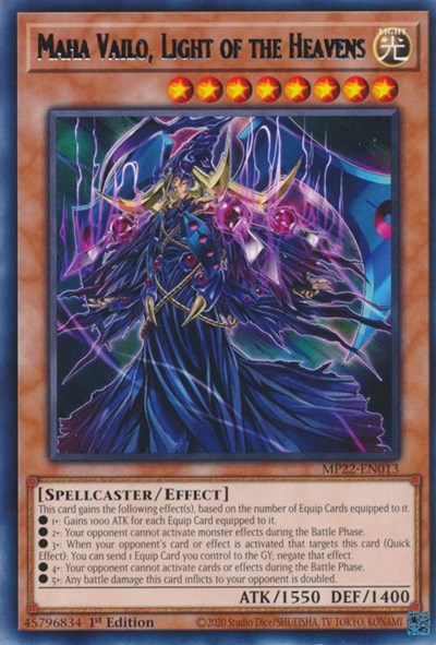 Maha Vailo, Light of the Heavens (Rare) [MP22-EN013-R]