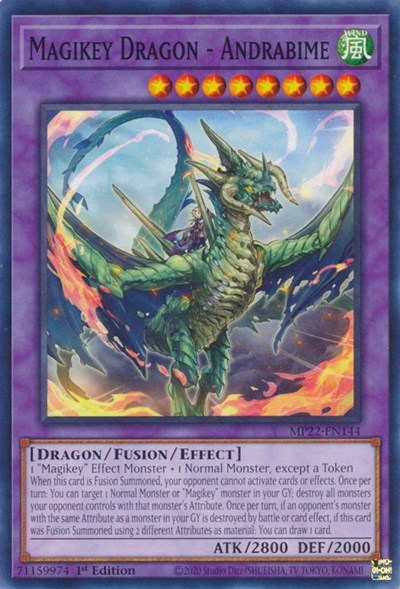 Magikey Dragon - Andrabime (Common) [MP22-EN144-C]