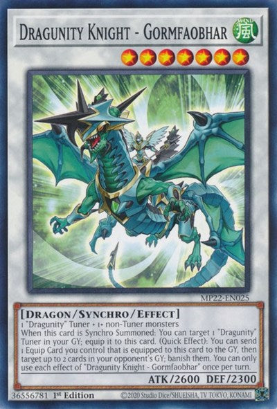 Dragunity Knight - Gormfaobhar (Common) [MP22-EN025-C]