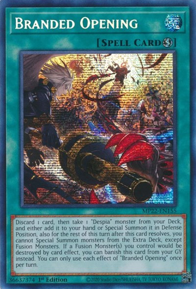 Branded Opening (Prismatic Secret Rare) [MP22-EN155-PrSR]