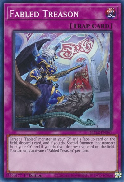 Fabled Treason (Common) [MP22-EN041-C]