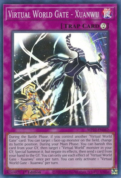 Virtual World Gate - Xuanwu (Super Rare) [MP22-EN042-SuR]