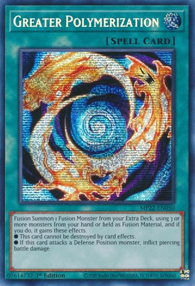 Greater Polymerization (Prismatic Secret Rare) [MP22-EN050-PrSR]