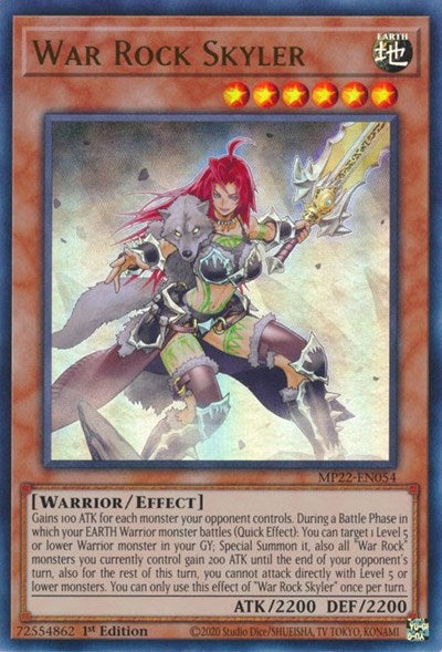 War Rock Skyler (Ultra Rare) [MP22-EN054-UR]