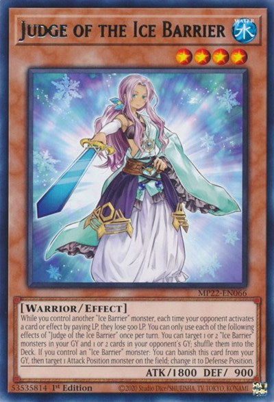 Judge of the Ice Barrier (Rare) [MP22-EN066-R]
