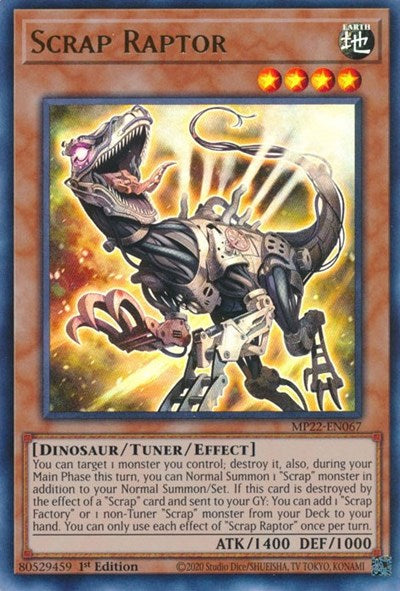 Scrap Raptor (Ultra Rare) [MP22-EN067-UR]