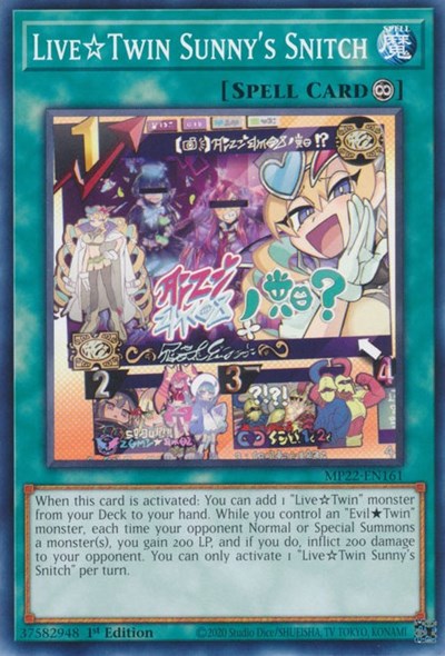 Live Twin Sunny's Snitch (Common) [MP22-EN161-C]