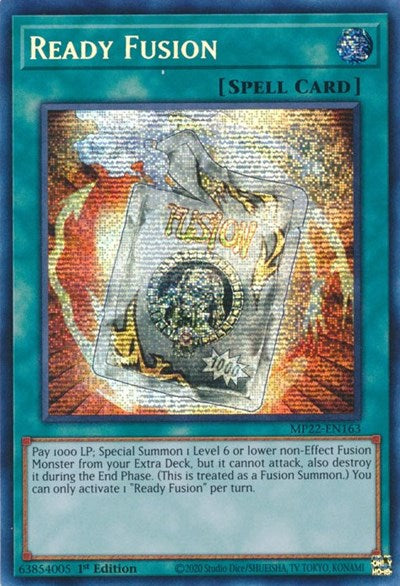 Ready Fusion (Prismatic Secret Rare) [MP22-EN163-PrSR]
