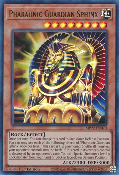 Pharaonic Guardian Sphinx (Ultra Rare) [MP22-EN070-UR]