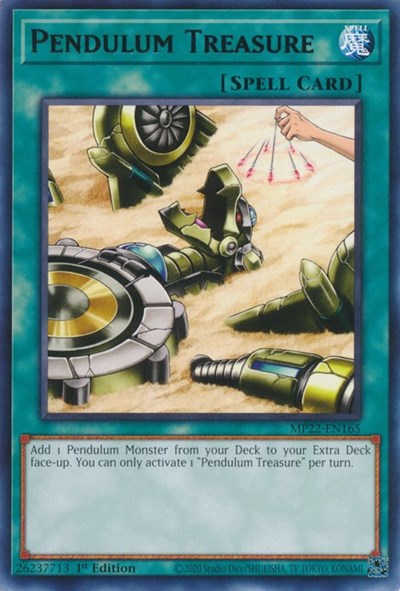 Pendulum Treasure (Rare) [MP22-EN165-R]