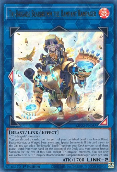 Tri-Brigade Bearbrumm the Rampant Rampager (Ultra Rare) [MP22-EN085-UR]