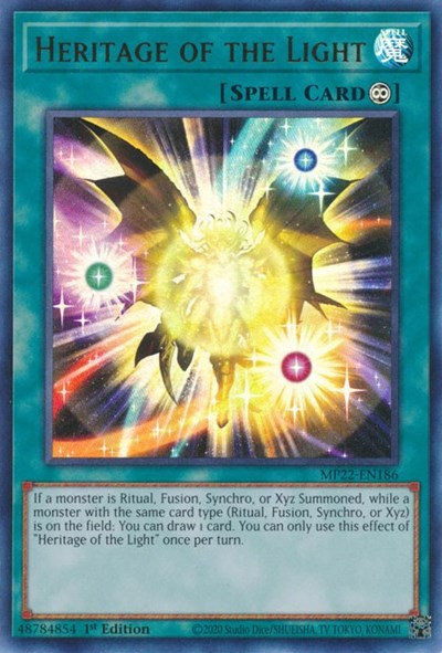 Heritage of the Light (Ultra Rare) [MP22-EN186-UR]