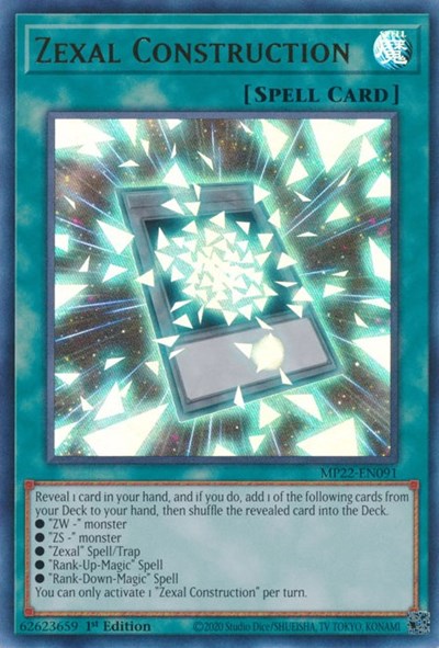 Zexal Construction (Ultra Rare) [MP22-EN091-UR]