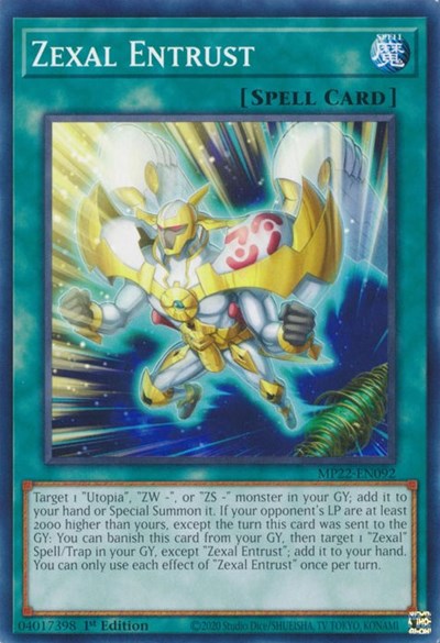 Zexal Entrust (Common) [MP22-EN092-C]