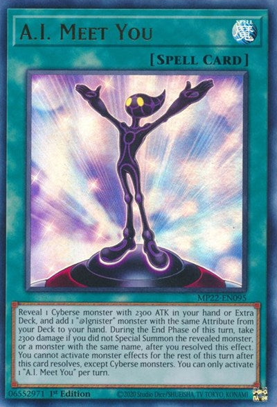 A.I. Meet You (Ultra Rare) [MP22-EN095-UR]