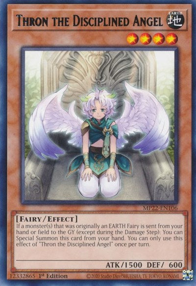 Thron the Disciplined Angel (Rare) [MP22-EN106-R]