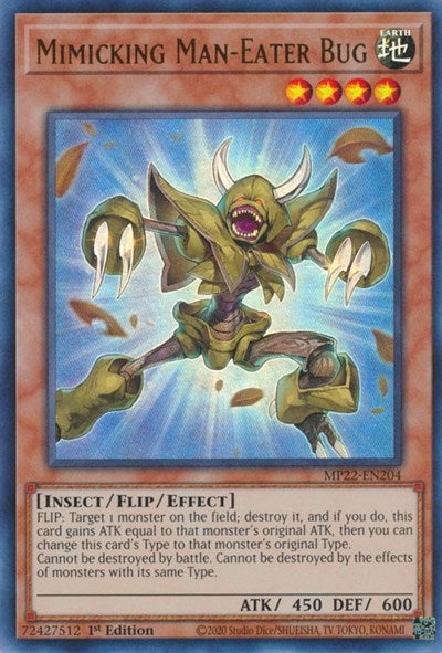 Mimicking Man-Eater Bug (Ultra Rare) [MP22-EN204-UR]