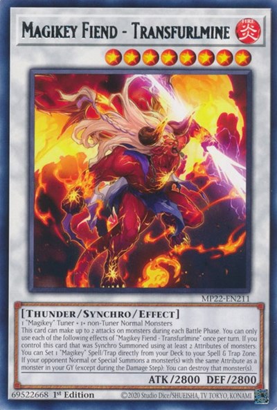 Magikey Fiend - Transfurlmine (Rare) [MP22-EN211-R]