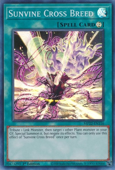 Sunvine Cross Breed (Super Rare) [MP22-EN116-SuR]
