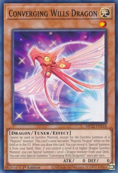 Converging Wills Dragon (Common) [MP22-EN118-C]