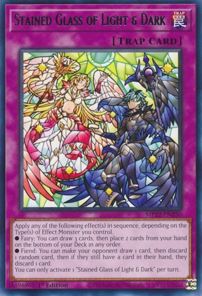 Stained Glass of Light & Dark (Rare) [MP22-EN230-R]
