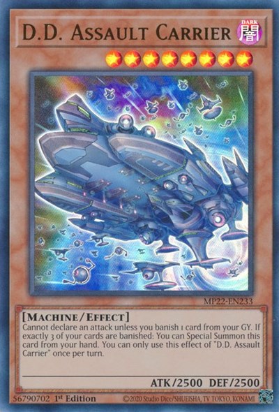 D.D. Assault Carrier (Ultra Rare) [MP22-EN233-UR]