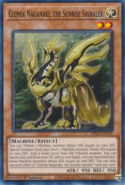 Gizmek Naganaki, the Sunrise Signaler (Common) [MP22-EN131-C]