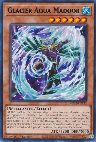 Glacier Aqua Madoor (Rare) [MP22-EN135-R]