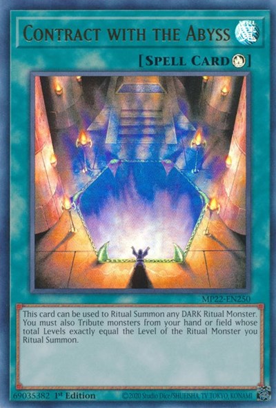 Contract with the Abyss (Ultra Rare) [MP22-EN250-UR]