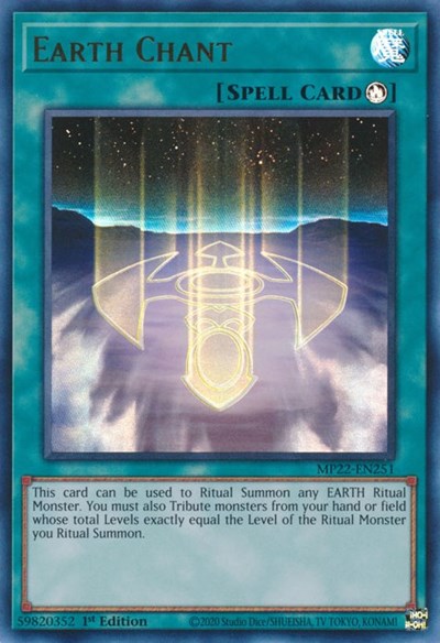 Earth Chant (Ultra Rare) [MP22-EN251-UR]