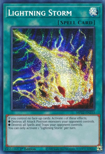 Lightning Storm (Prismatic Secret Rare) [MP22-EN253-PrSR]