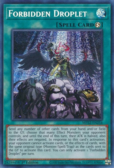 Forbidden Droplet (Prismatic Secret Rare) [MP22-EN254-PrSR]