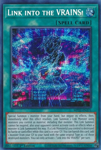 Link into the VRAINS! (Prismatic Secret Rare) [MP22-EN271-PrSR]
