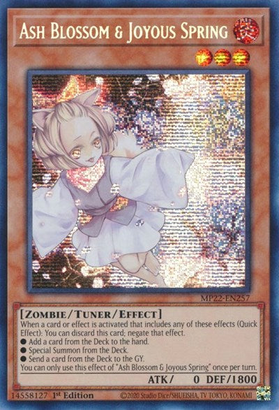 Ash Blossom & Joyous Spring (Prismatic Secret Rare) [MP22-EN257-PrSR]