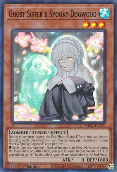 Ghost Sister & Spooky Dogwood (Super Rare) [MP22-EN259-SuR]