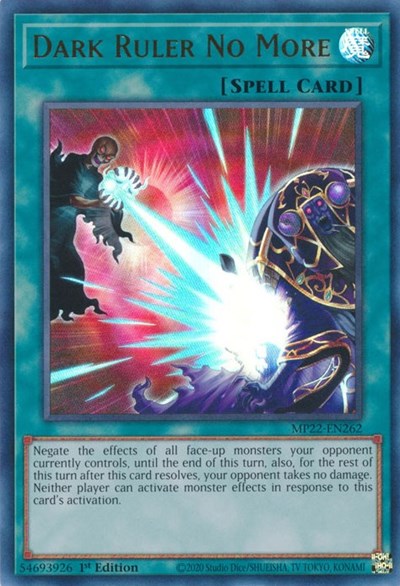 Dark Ruler No More (Ultra Rare) [MP22-EN262-UR]