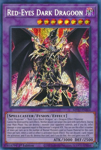 Red-Eyes Dark Dragoon (Prismatic Secret Rare) [MP22-EN264-PrSR]