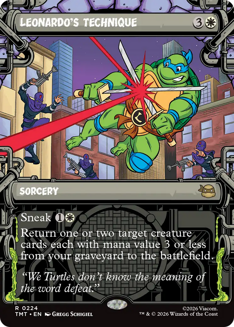 Leonardo's Technique - Borderless - Showcase [TMT-224]