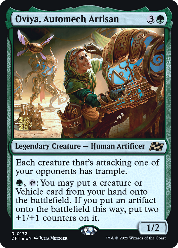 Oviya, Automech Artisan - Prerelease Promo [PDFT-173s]