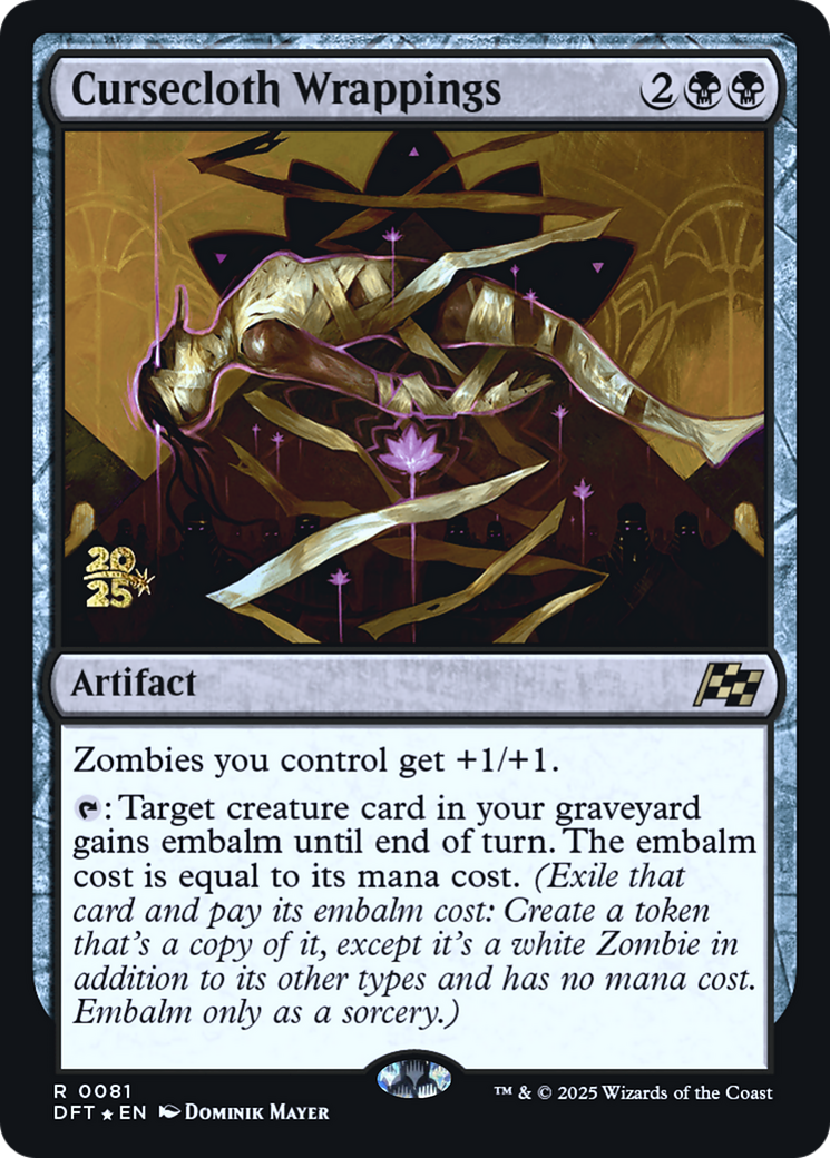 Cursecloth Wrappings - Prerelease Promo [PDFT-81s]
